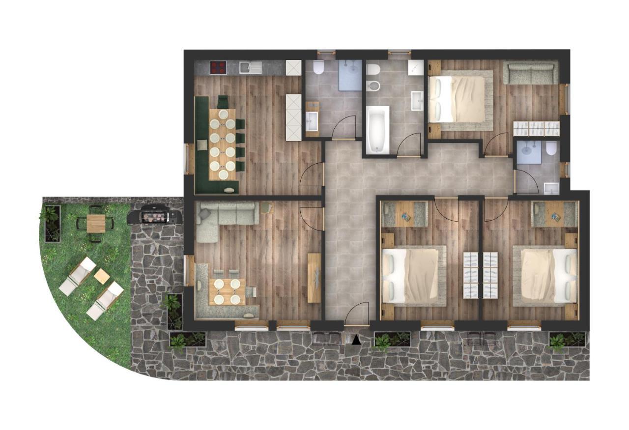 Apartments La Rives Santa Cristina Val Gardena Ngoại thất bức ảnh